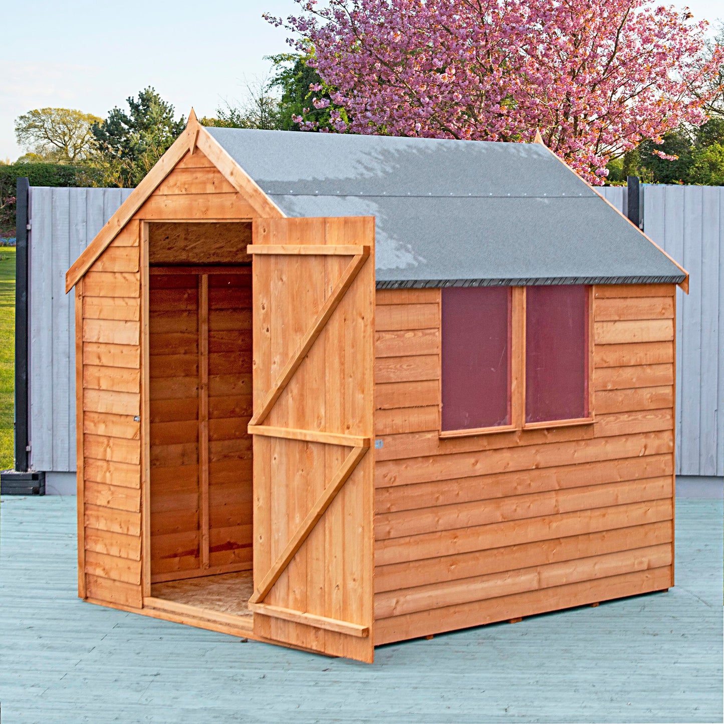Garden Value Overlap 7 x 5 Shed with Window