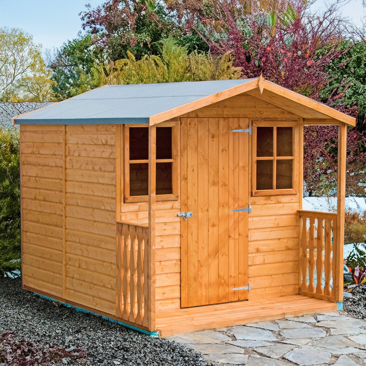 Shire Casita + Verandah 7x10 Shed / Summerhouse